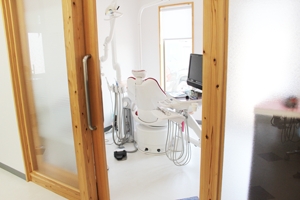 個室になっています。